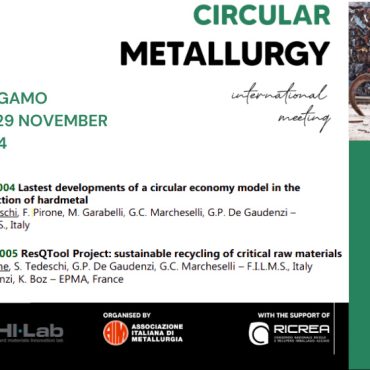 Copertina HI.Lab International Meeting on Circular Metallurgy